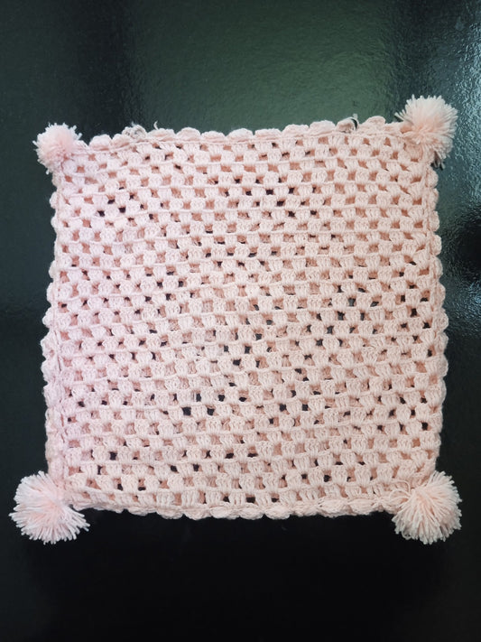 Knitted cushion cover
