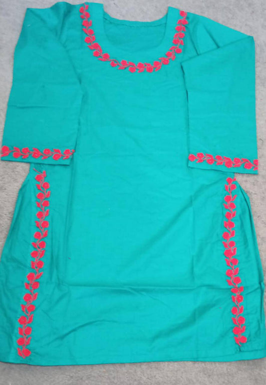 Stitched hand embroided  2pc