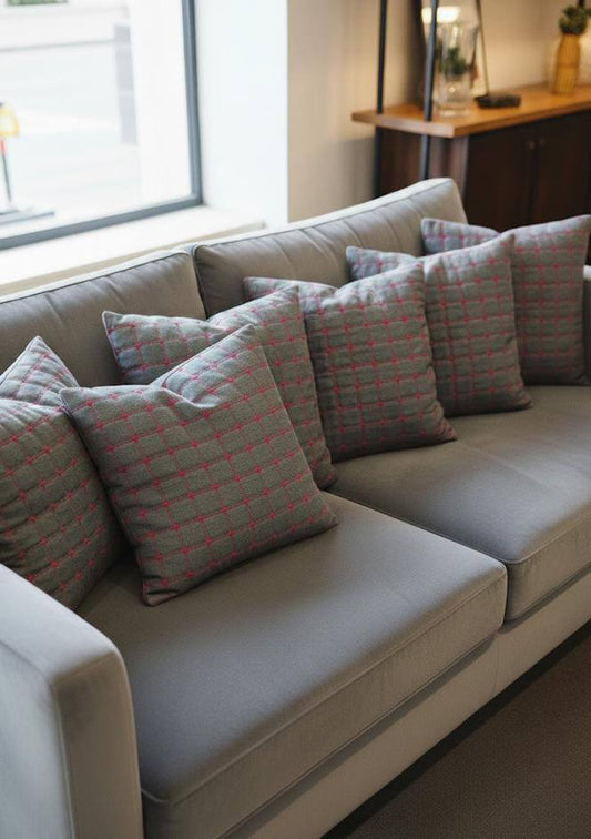 Hand Embroided Sofa Cushion