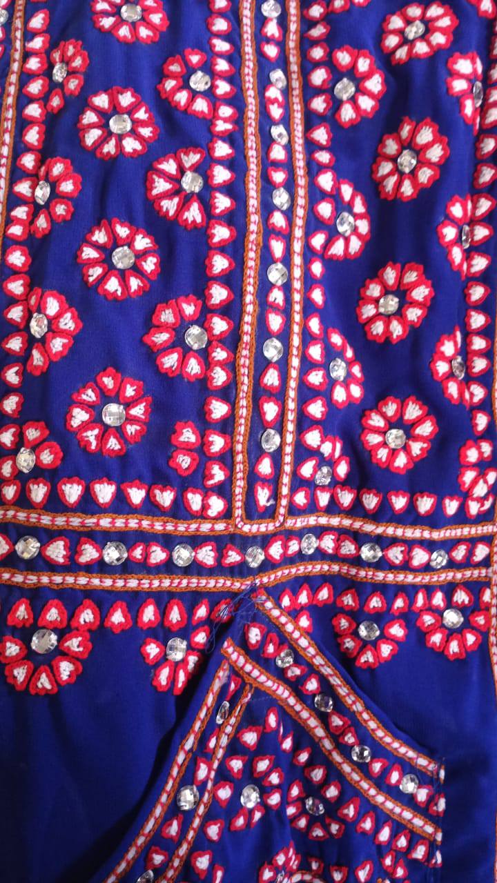 Stitched Balochi Hand Embroided Shirt