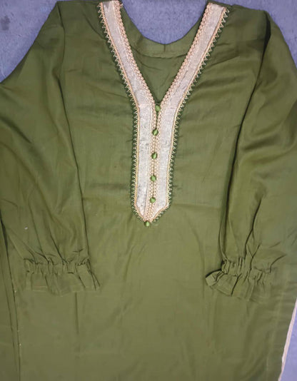 Stitched Gota Work 2pc Dress