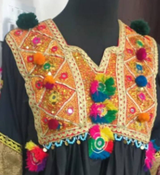 Stitched Fully Embroided Pashto Shirt