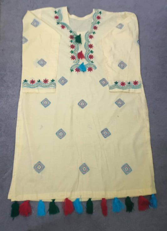 Stitched Hand Embroided 2pc Dress