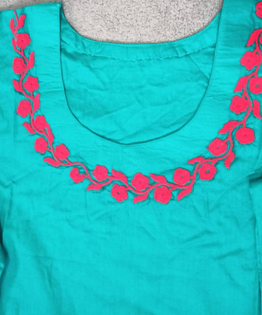 Stitched hand embroided  2pc
