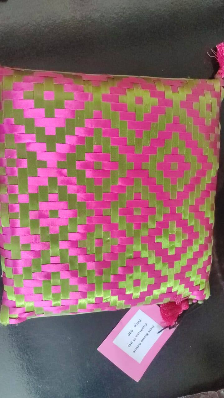 Ribbon Work Sofa Cushion